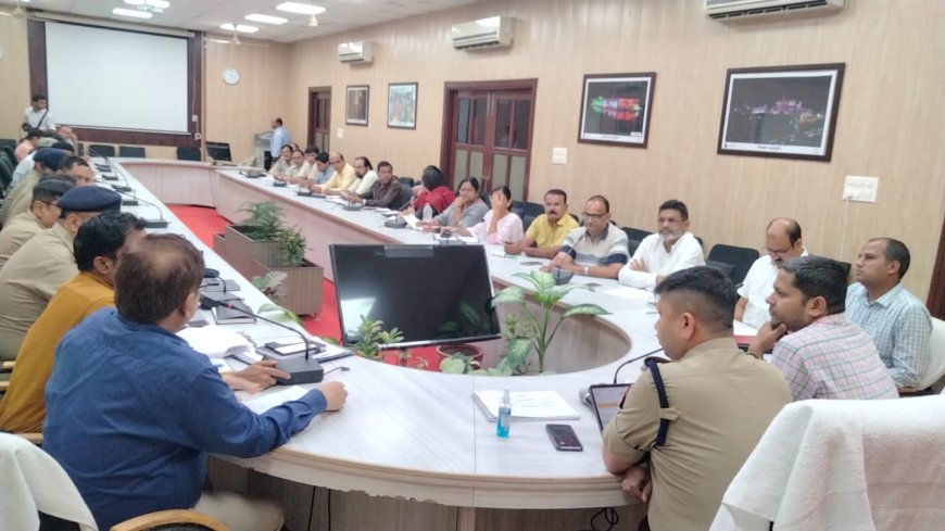 Janmashtami: To over crowd control action plan DM, SSP took review meeting with officials