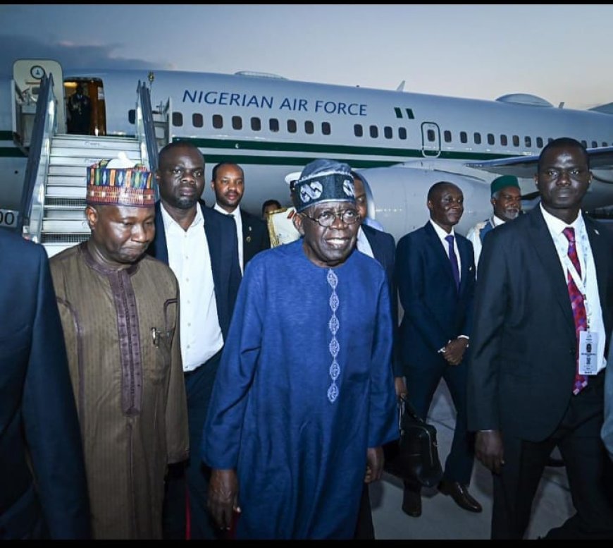 #NigerianPresident Bola Tinubu arrives in India for G20 summit