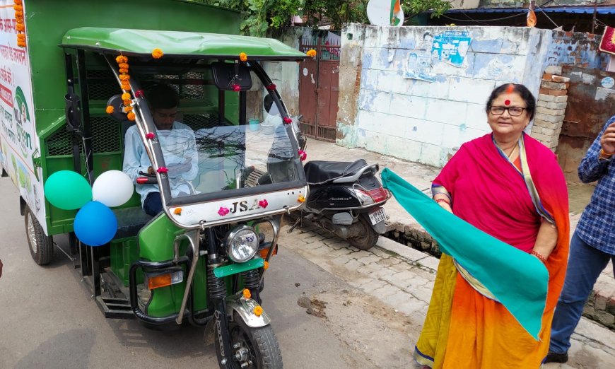 Mayor flags off MLA Group green vehicle