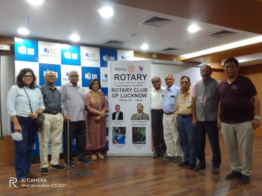 Rotary Club Lucknow & Apollo hospital organized a Health Awareness program