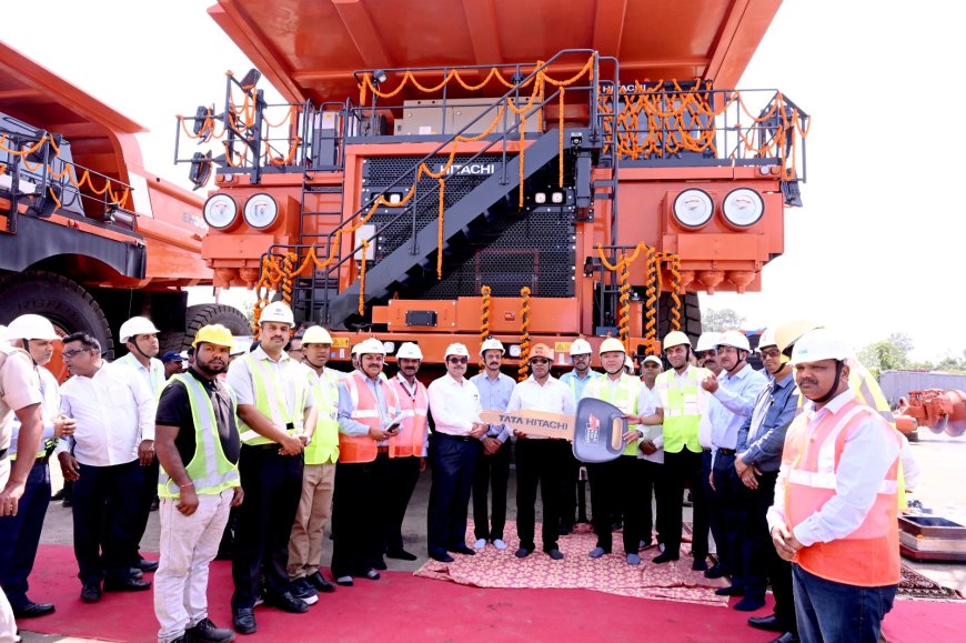Tata Hitachi Delivers Cutting-Edge EH3500AC-3 Mining Trucks to NORTHERN COALFIELDS