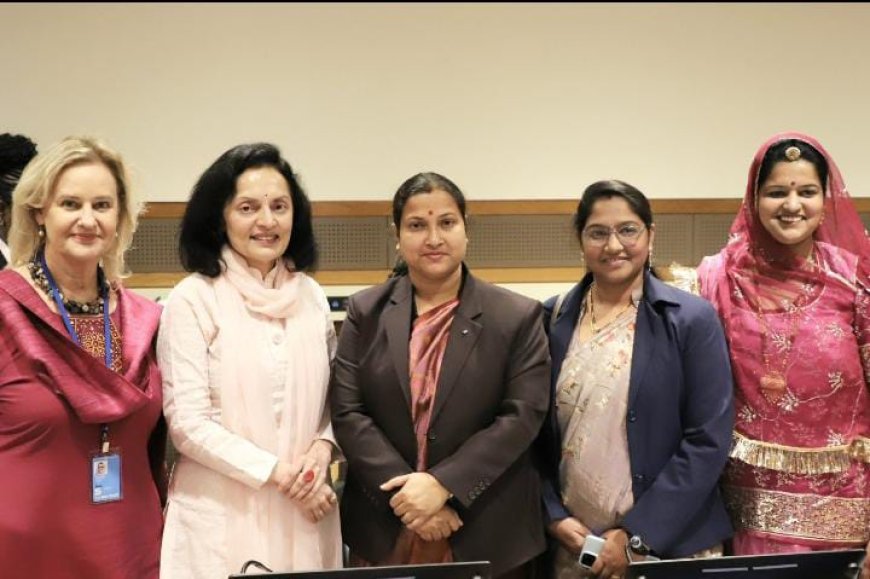 UN Ambassador Ruchira praised growing women leadership in India