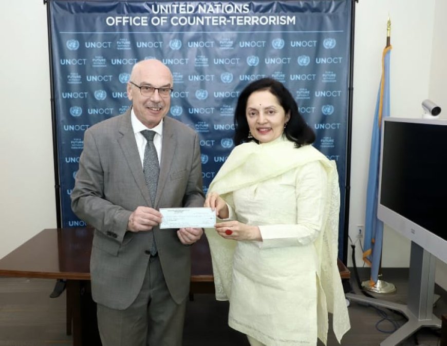 India donated 5 lakh dollars to UN anti-terrorism fund