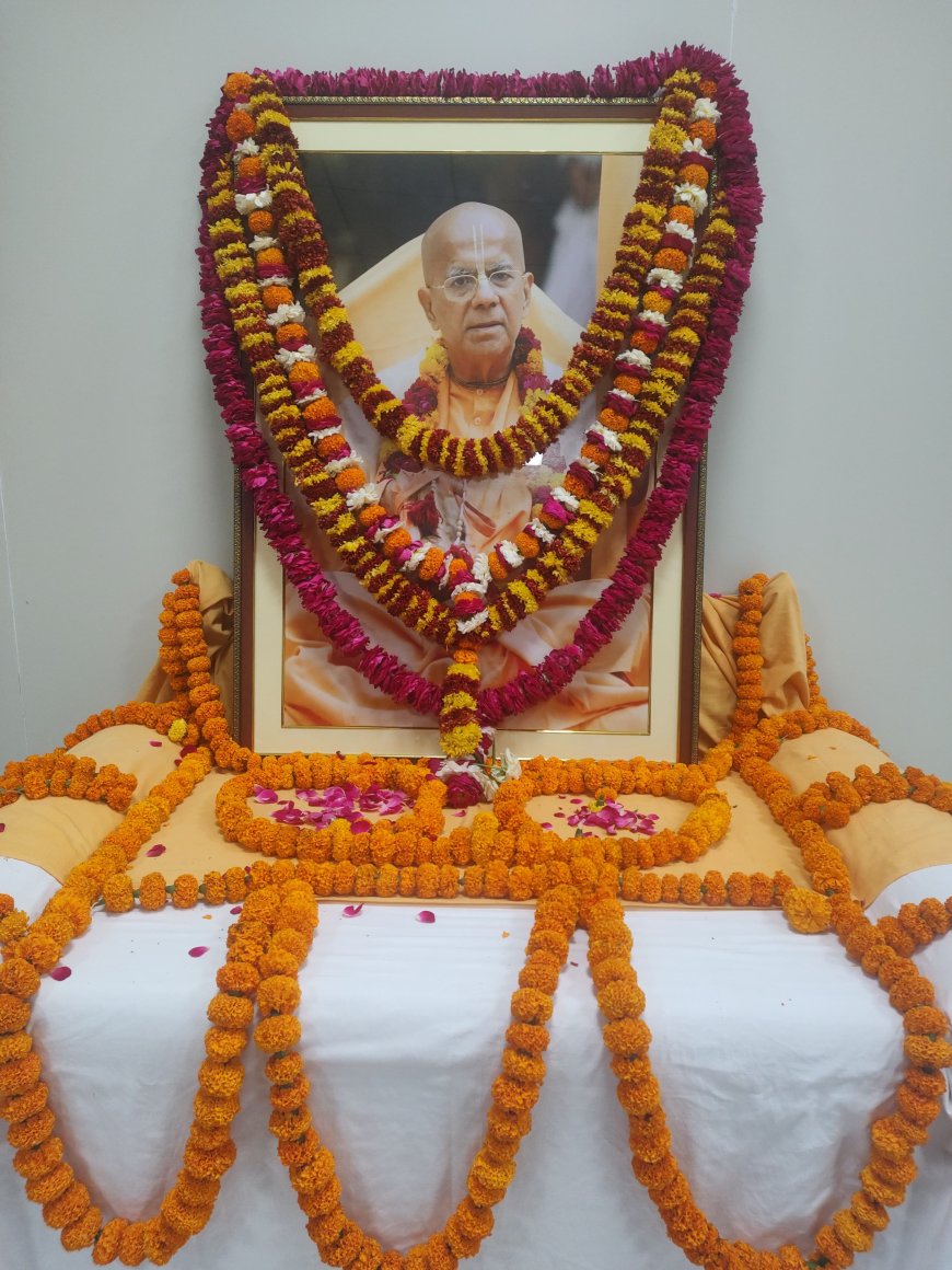 Heartfelt tribute paid to Chief Guru Maharaj of ISKCON India at ISKCON Lucknow