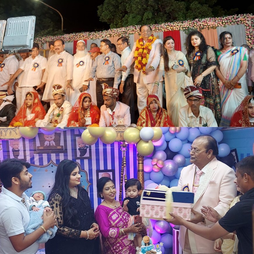 61 couples held each other's hand in the all-caste mass marriage ceremony