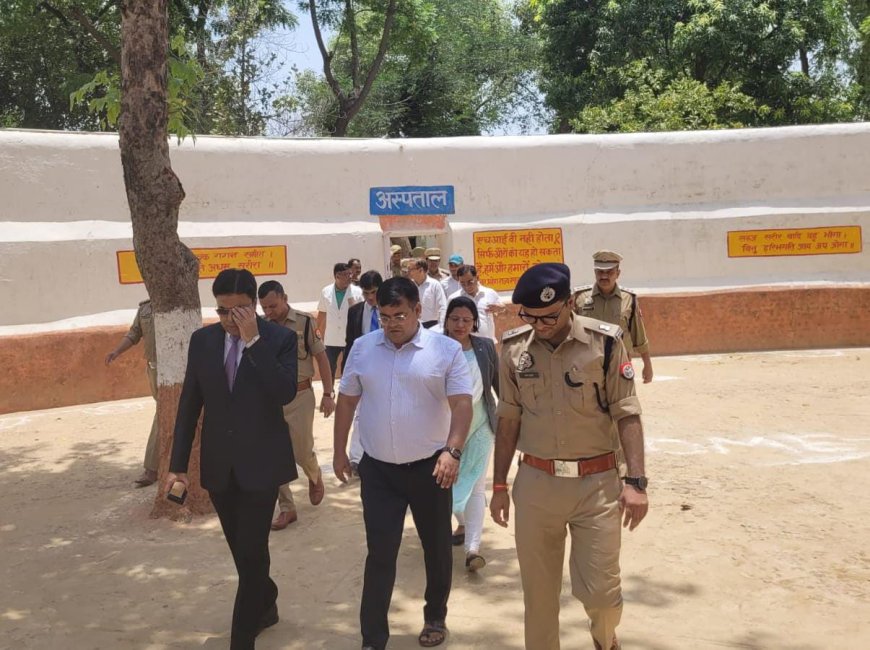 District Judge, District Magistrate and Superintendent of Police jointly inspected the District Jail