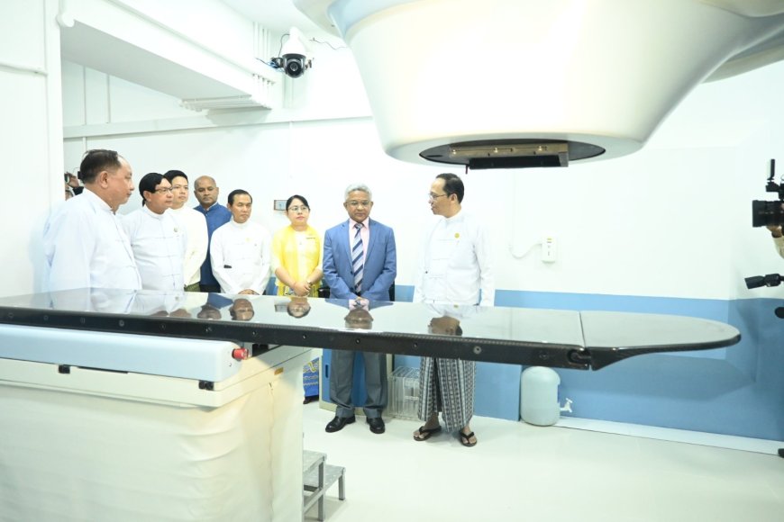 India hands over equipment to Myanmar for treatment of cancer patients