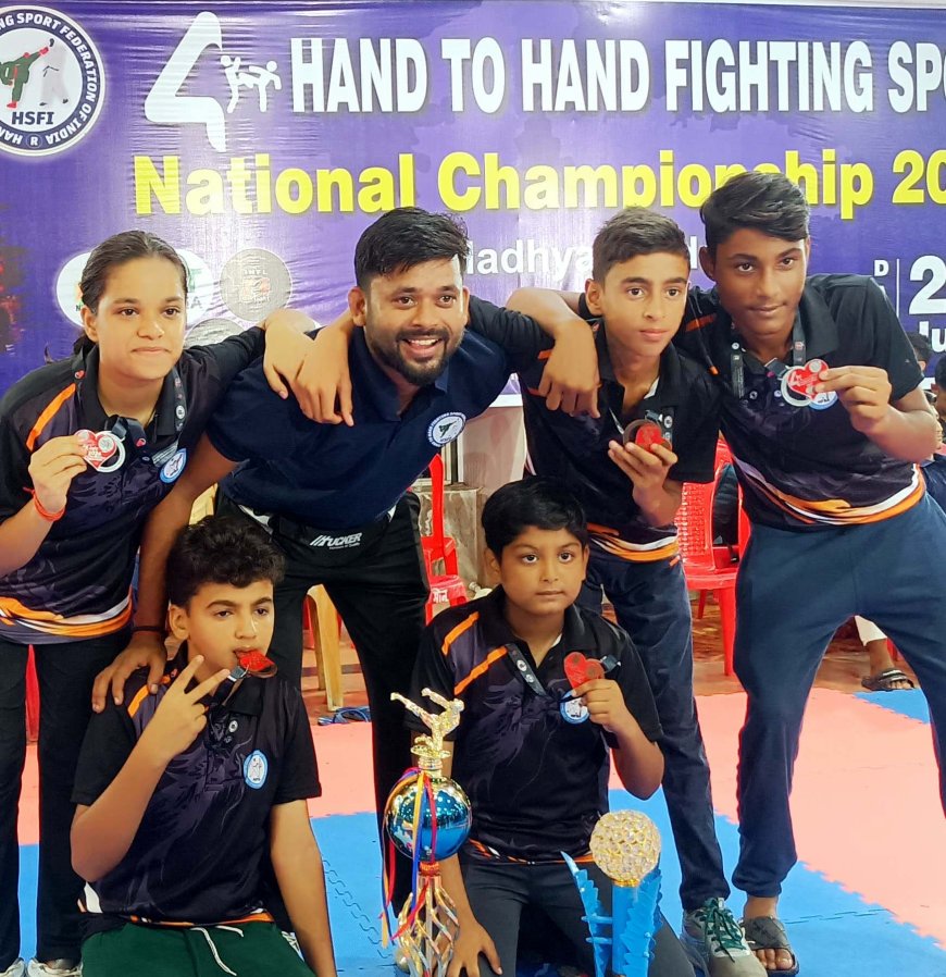 Jaipurians' splendid performance in national level hand to hand competition