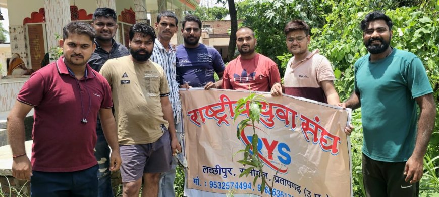 Trees are the ornaments of the earth, they remove pollution said young BJP leader