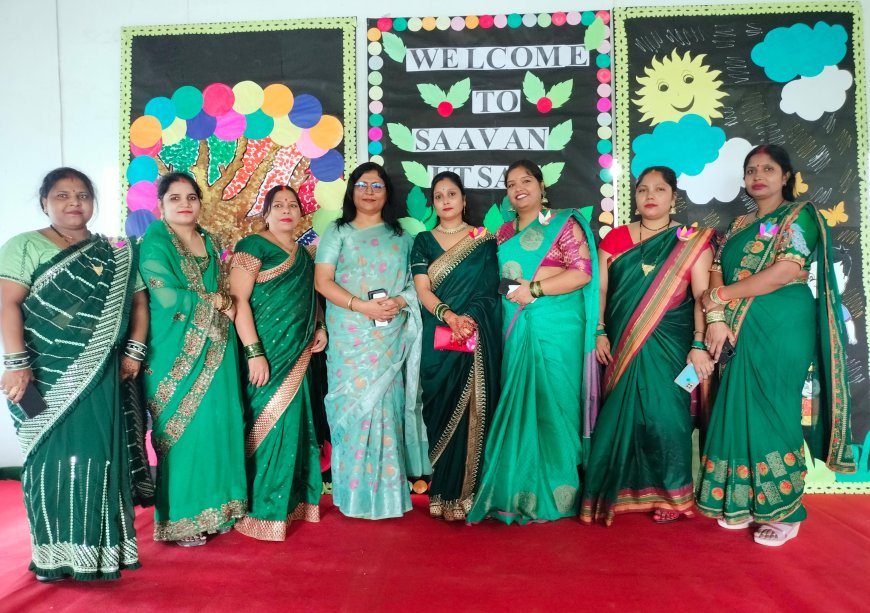 Kriti Public School celebrated Sawan Utsav