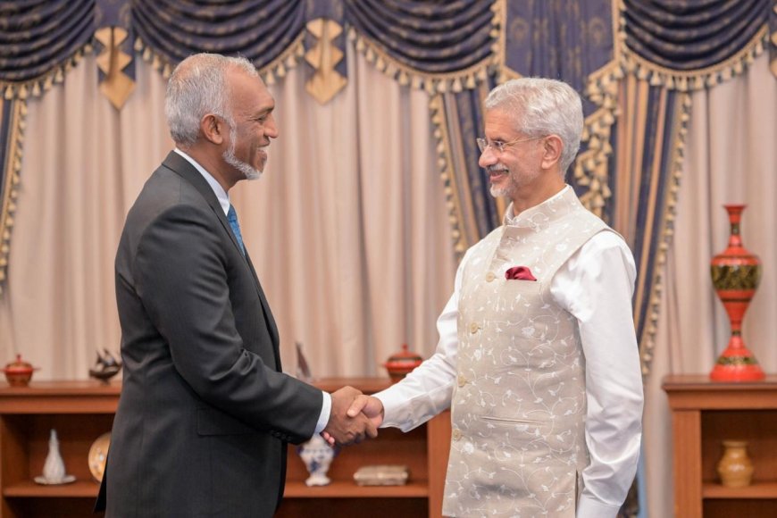 Jaishankar inaugurated projects built with India's grant assistance in Maldives