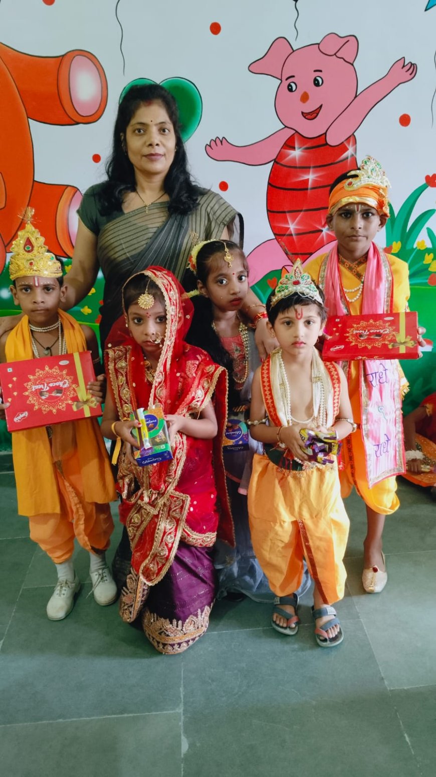 Trilok Memorial Public School celebratedJanmashtami festival 