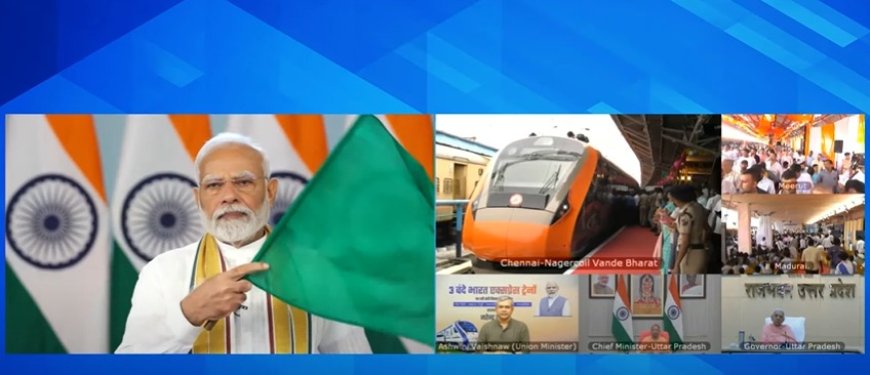 #VandeBharatexpress is the new face of modernization of Indian Railways : Narendra Modi