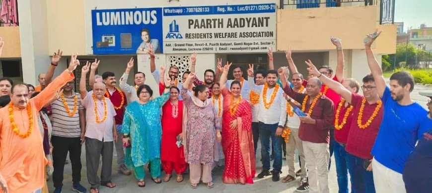 Sunil Singh Elected President of Parth Adyant RWA