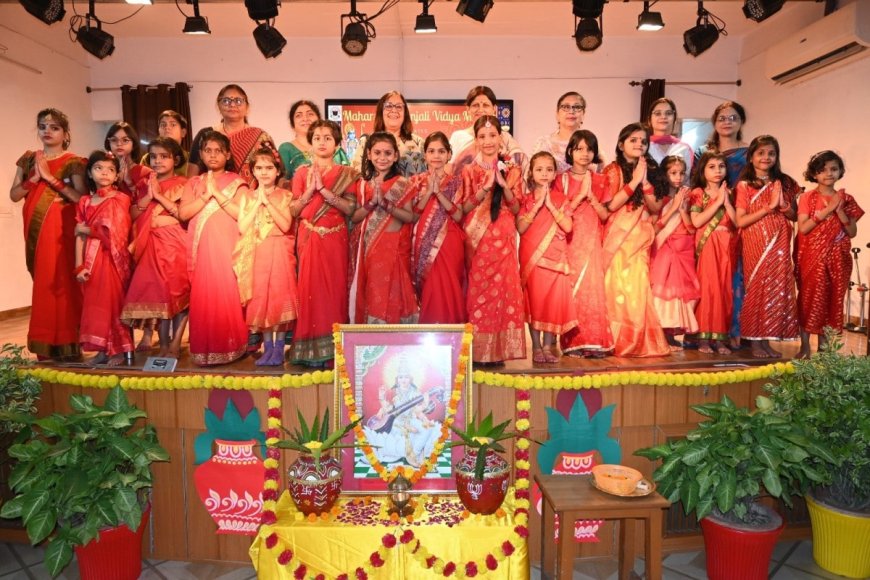 Maharshi Patanjali Vidya Mandir's Vibrant Dussehra Celebration