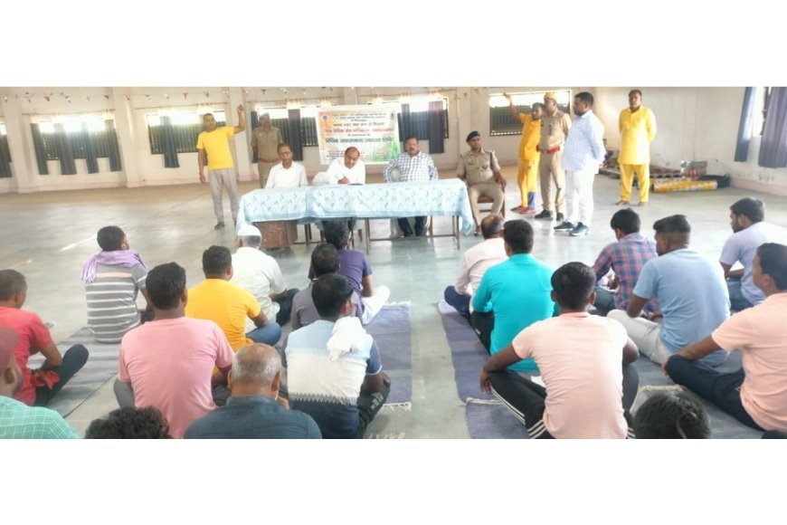 Legal Awareness Camp Held in Ambedkar nagar Jail to Educate Inmates on Legal Rights