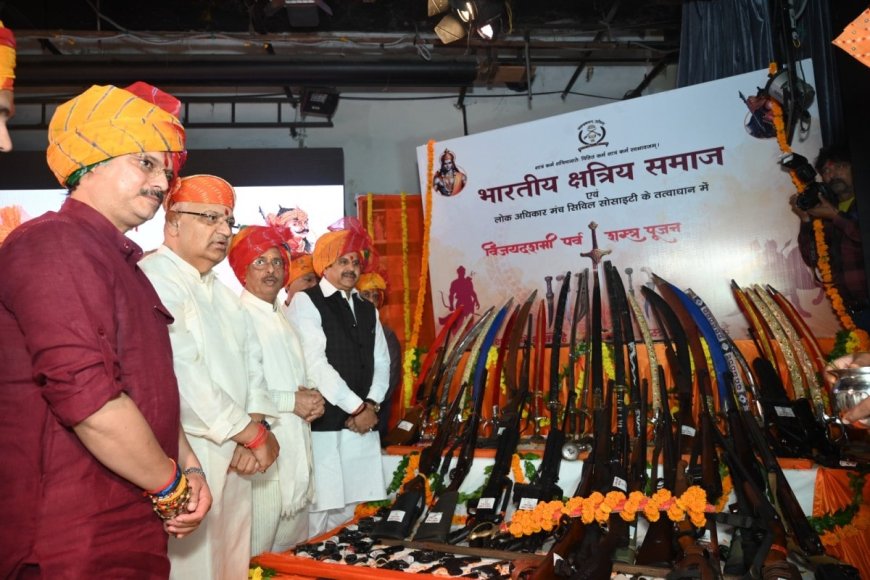 Grand Weapon Worship Ceremony Unites Indian Kshatriya Community