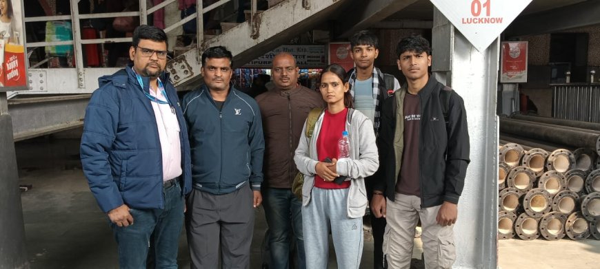 UP Team Departs for National Swat Championship 2024 in Kolkata