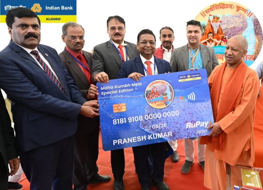 CM Yogi Unveils Special Mahakumbh Debit Card in Prayagraj