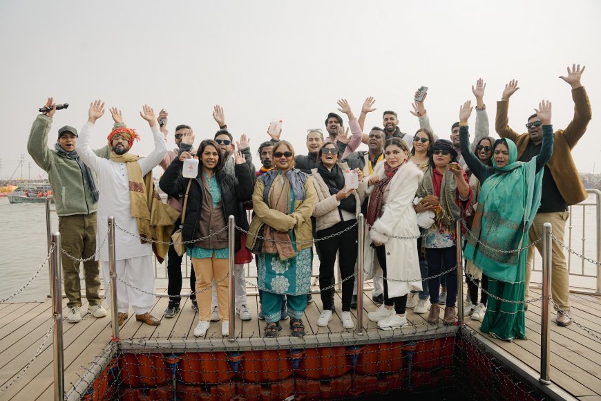 Global Delegates Witness #Mahakumbh’ Spiritual and Cultural Grandeur