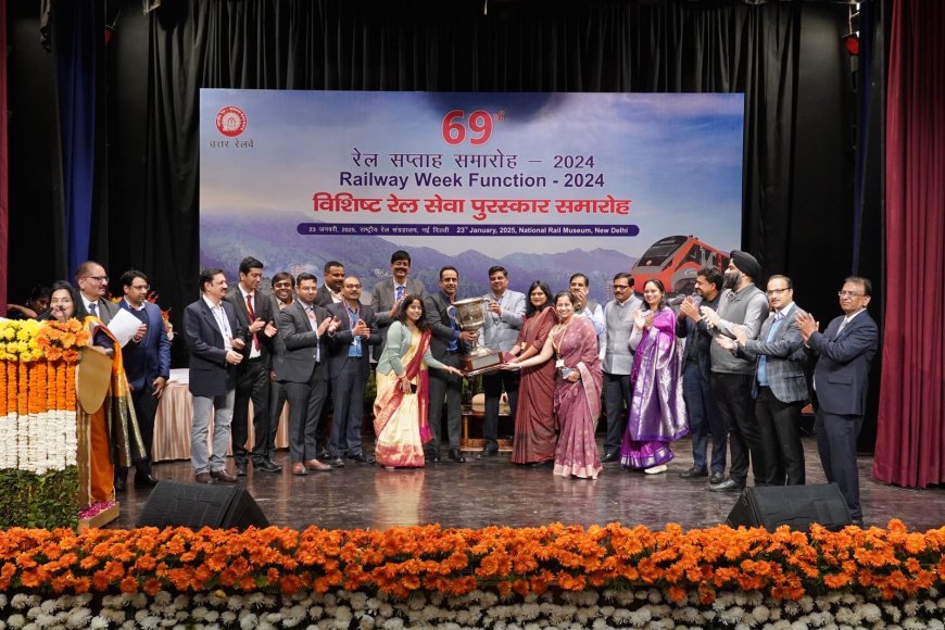 Northern Railway Honors Excellence: 69th Vishisht Rail Seva Puraskar Celebrated