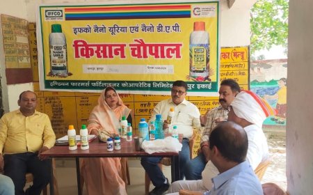 IFFCO Empowers Farmers with Nano Fertilizer Awareness at Prayagraj Chaupal