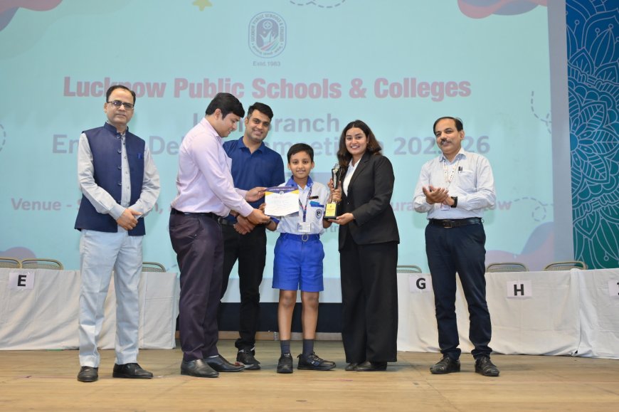 LPS Hosts Dynamic Inter-Branch English Debate, Young Orators Shine Across Categories