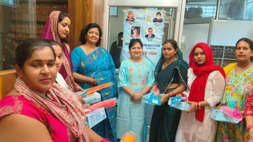 Rotary Club Allahabad Midtown Distributes Mother and Child Care Kits at Kilkari Nursing Home
