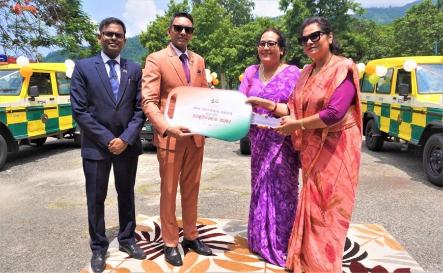 India Gifts 40 Ambulances to Nepal