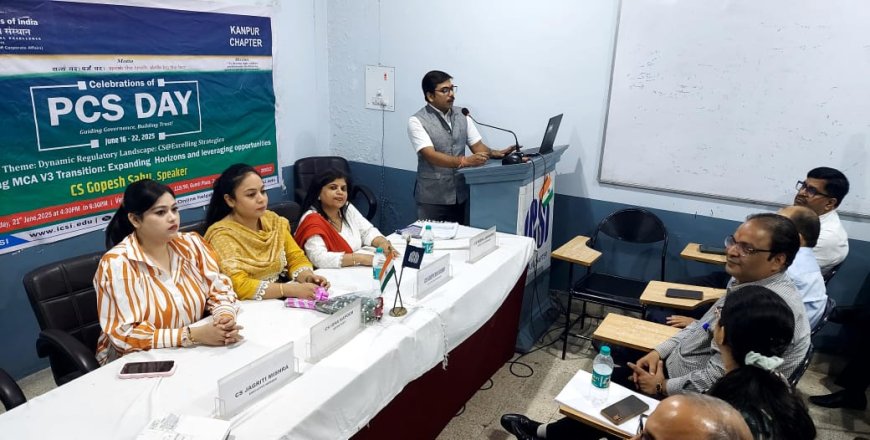 PCS Day Celebrated by ICSI Kanpur with Workshop on MCA V3 Transition