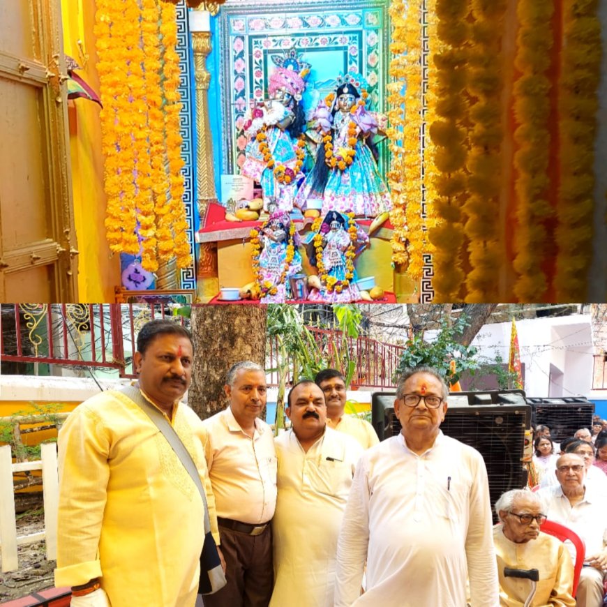 Inauguration of Shri Thakur Radha Kishan Ji Maharaj Temple and Sanskrit Bharati Office in Kanpur