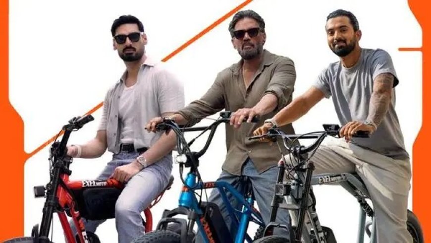 Actor Suniel Shetty Promotes E-Bikes to Drive Clean Mobility in India