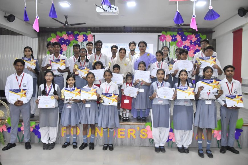 Dr. Sonelal Patel School Celebrates Founder’s Day by Honoring Meritorious Students