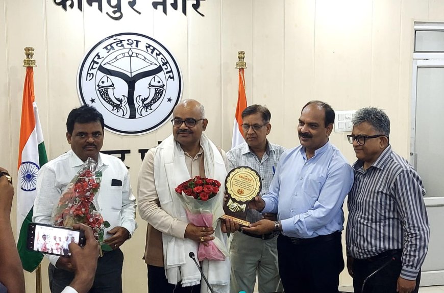 Newly Elected Committee of Pastors Association Uttar Pradesh Honors Kanpur District Magistrate