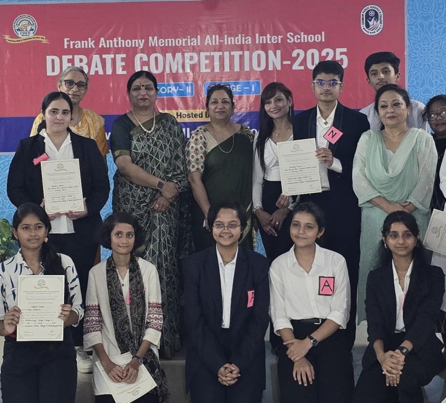 LPS Hosts Prestigious Frank Anthony Memorial Inter-School Debate 2025