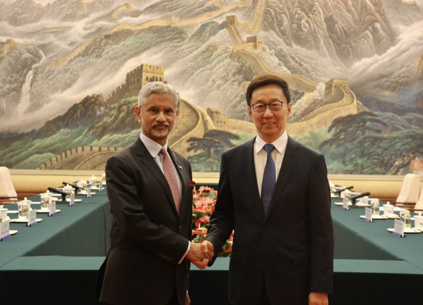 EAM Jaishankar Meets Chinese Vice President in Beijing