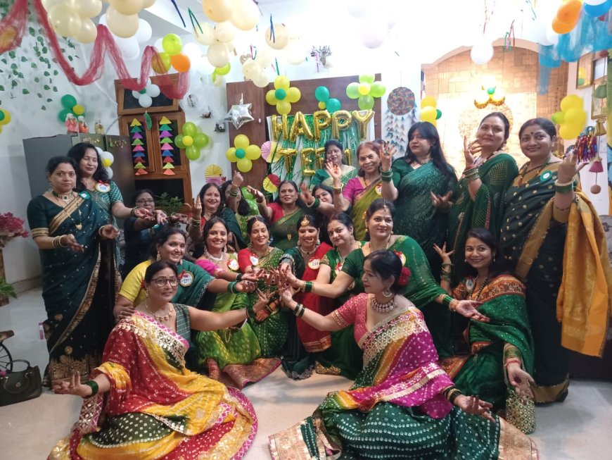 Thitholi Teej Sparks Joy: Rajni Prakash Brings Culture to Life in Lucknow”