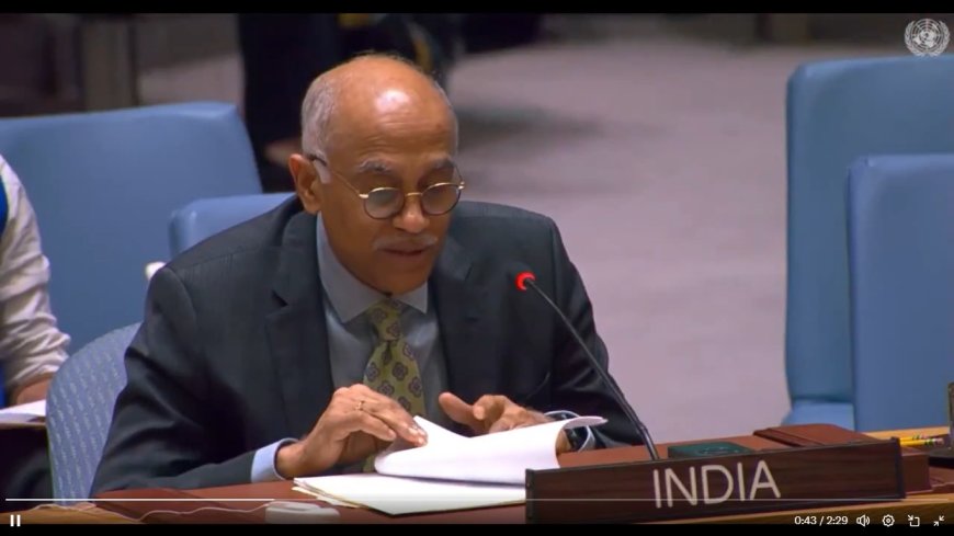 India Reaffirms Two-State Solution at UN for Lasting Middle East Peace