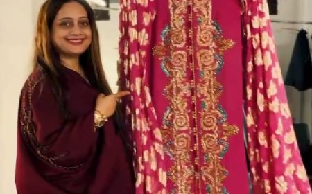 Indian Hand Embroidery Takes the Global Stage: Sanaa Khan's Vision for Sustainable Luxury