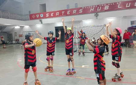 Lucknow Girls Dominate Day One of State Rollball Championship