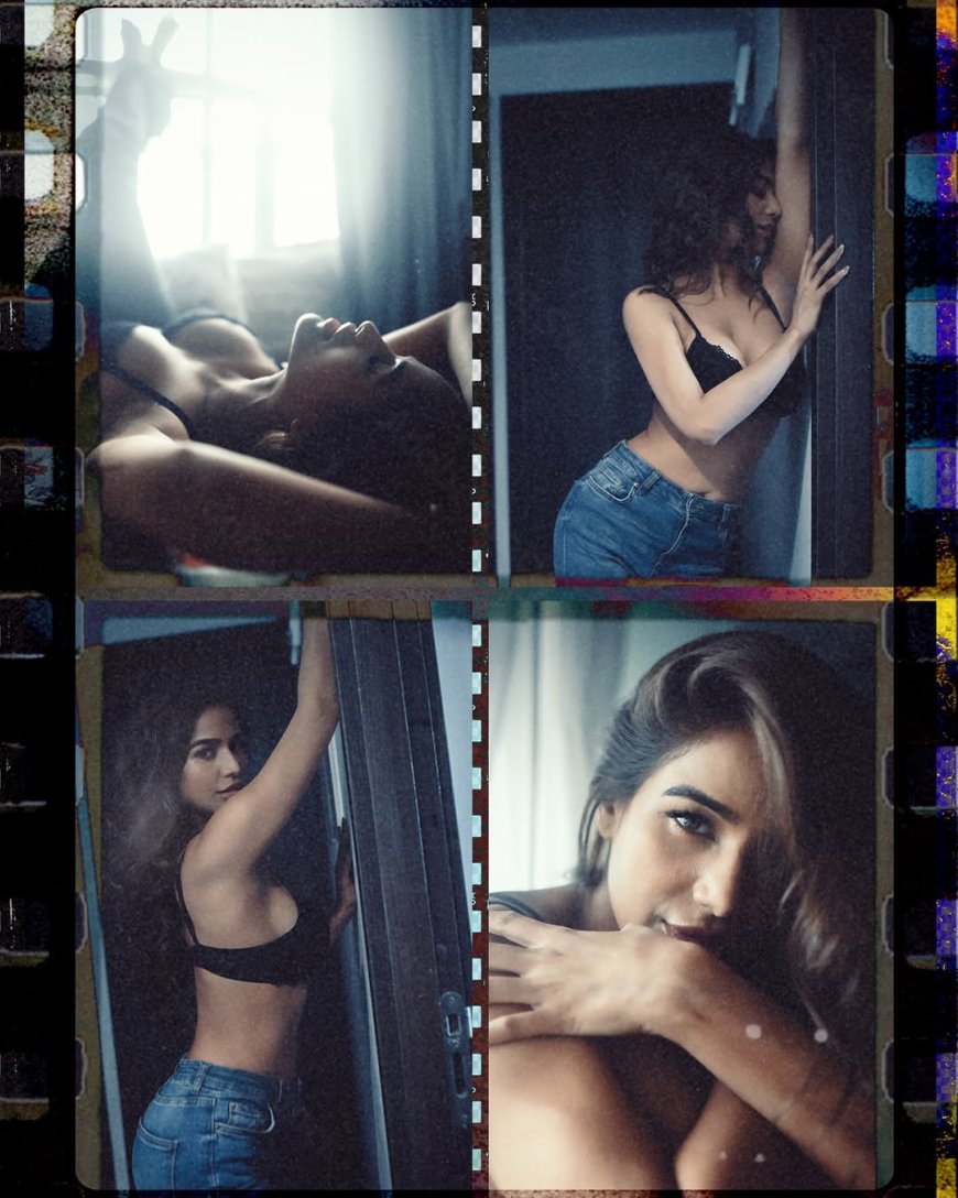 Poonam Pandey Redefines Casual Chic with Bold Denim and Bralette Look