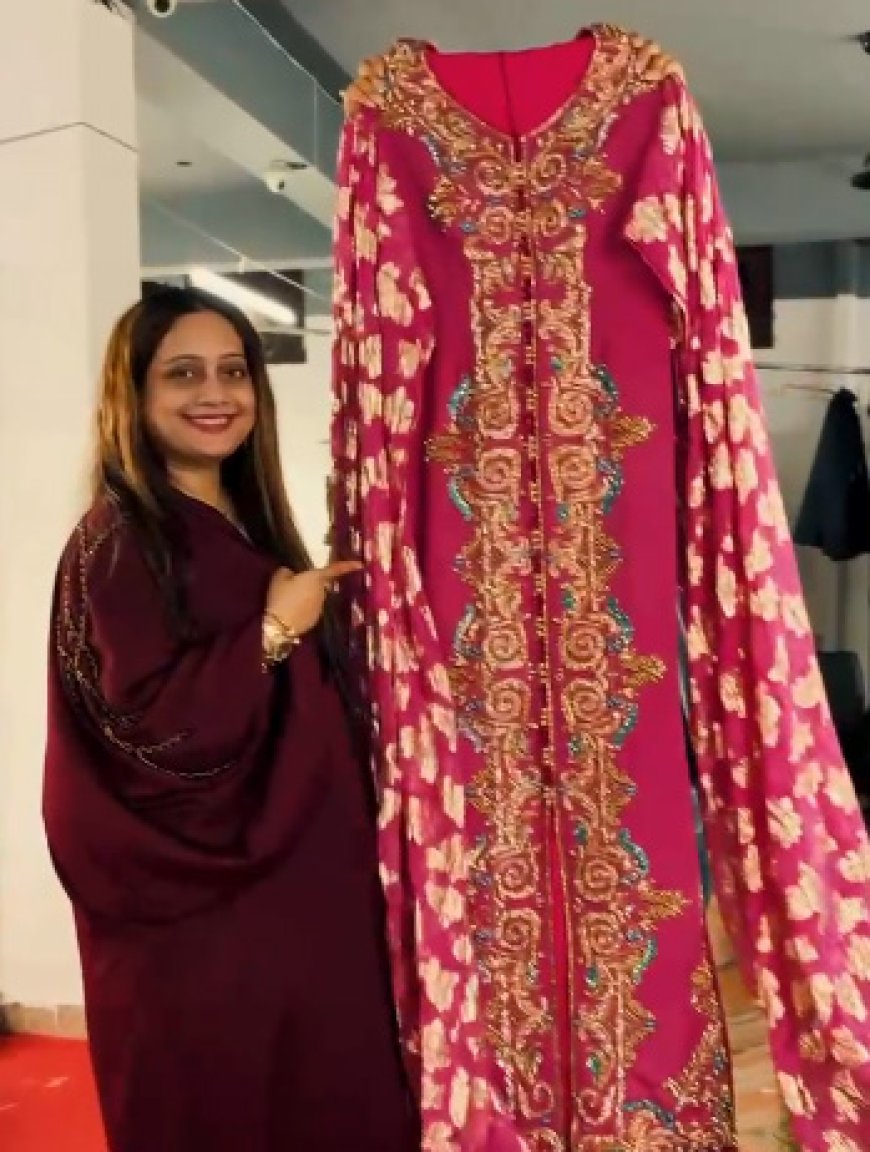 Indian Hand Embroidery Takes the Global Stage: Sanaa Khan's Vision for Sustainable Luxury