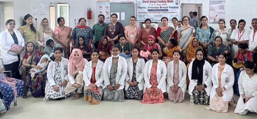 World Breastfeeding Week: GSVM Medical College Holds Awareness Program