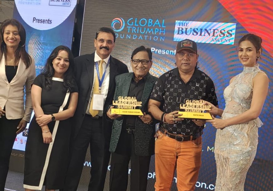 Singer Agam Kumar Nigam and Composer Rafeeq Raja Honored with Awards