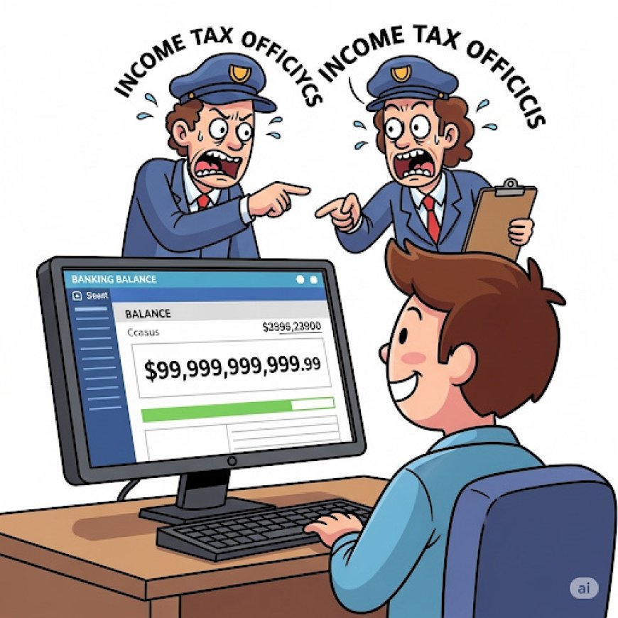 Mind-Boggling Sum: Greater Noida Man's Account Flooded with ₹1,135.5 Trillion, Income Tax Scrutinizes Mammoth Transfer