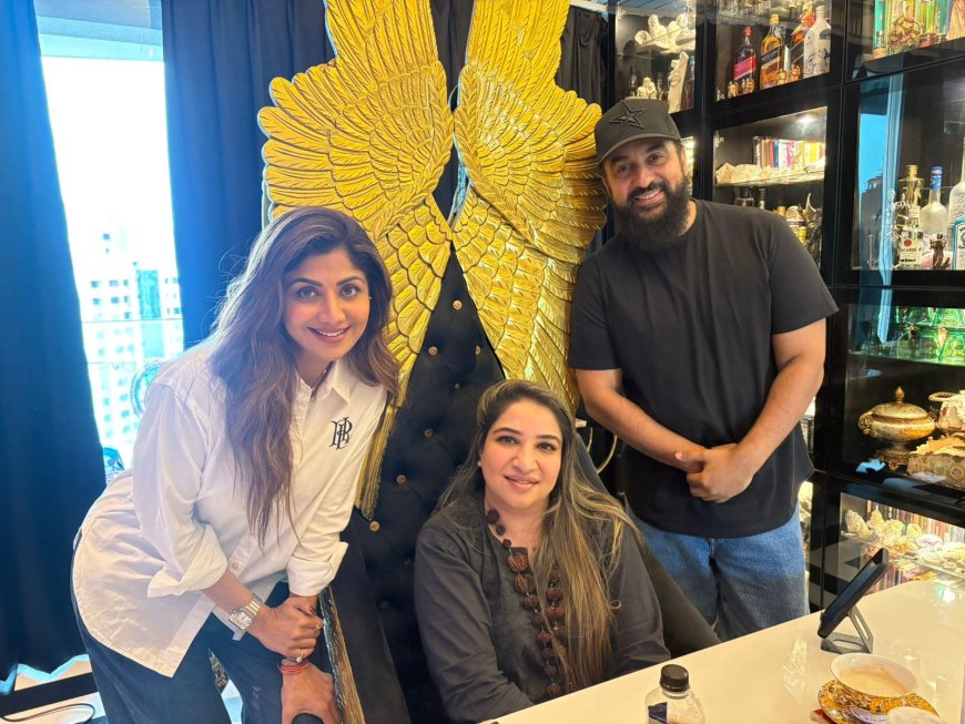 Shilpa Shetty and Raj Kundra Seek Cosmic Guidance from Karishma Shetty