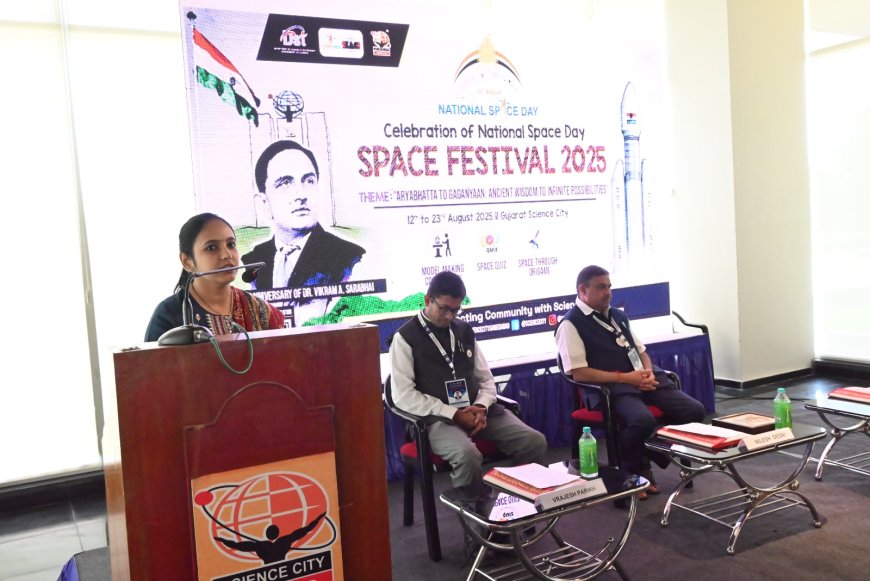 Students show their creativity at 'Space Festival 2025' at Gujarat Science City