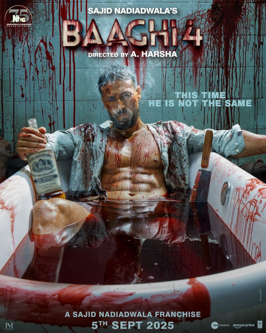 Action King Tiger Shroff Unveils New Fierce Look for 'Baaghi 4', Fans Go Wild