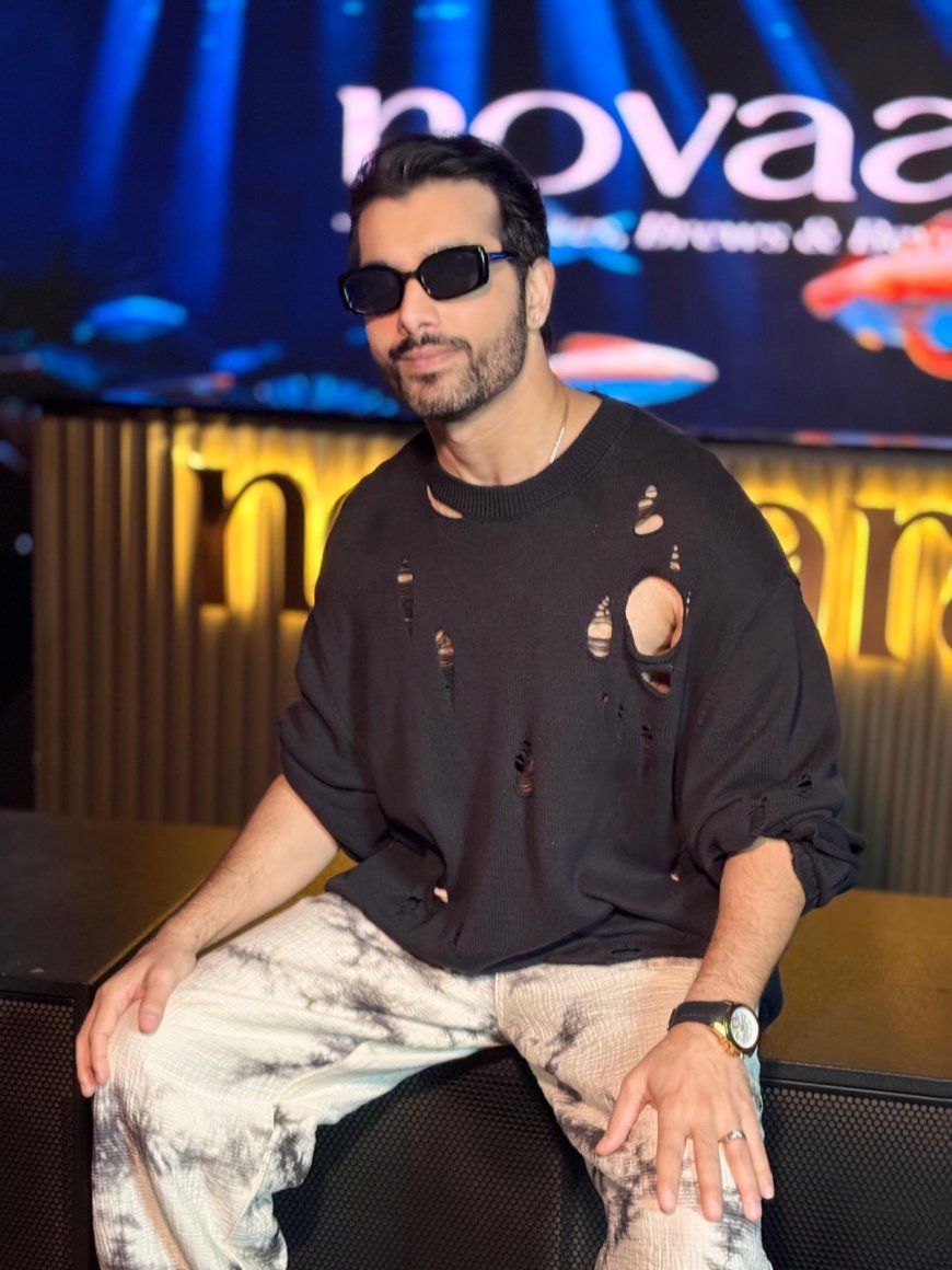 Sharad Malhotra Promotes Web Series 'Galat' at Malad's Novaara