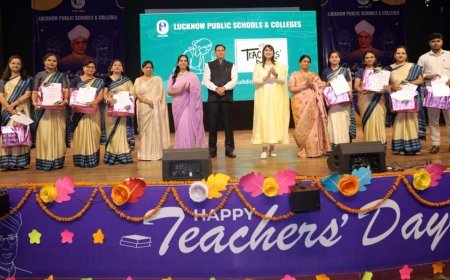 Lucknow Public School :MP Dr. S.P. Singh Honors LPS Teachers on Teacher's Day
